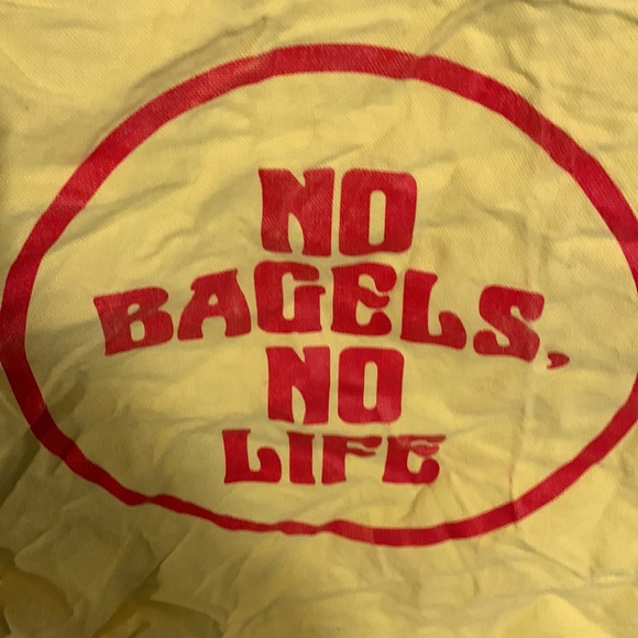 solomon bagels Bags Vintage Solomon Bagel No Bagels No Life Tote